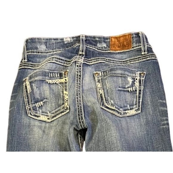 Bke Culture women's boot cut jeans size 26 x 31.5 low rise - Picture 4 of 8